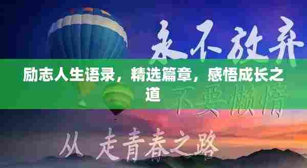 励志人生语录，精选篇章，感悟成长之道