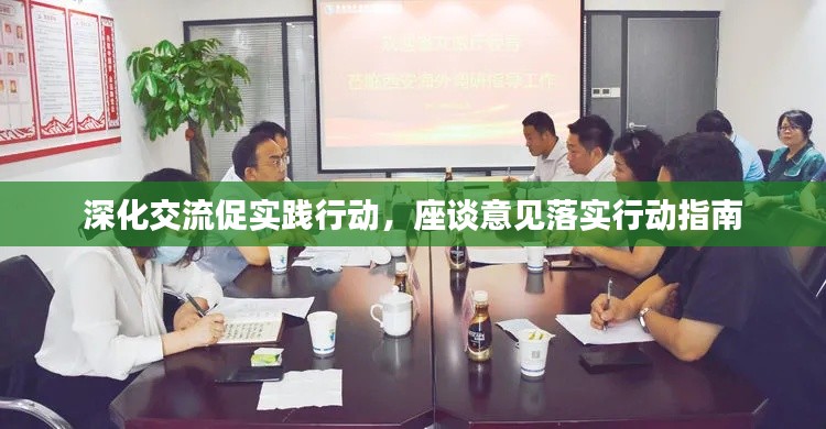 深化交流促实践行动，座谈意见落实行动指南