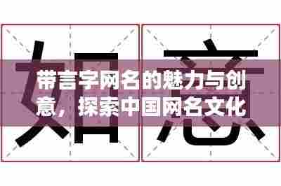带言字网名的魅力与创意,探索中国网名文化的丰富内涵