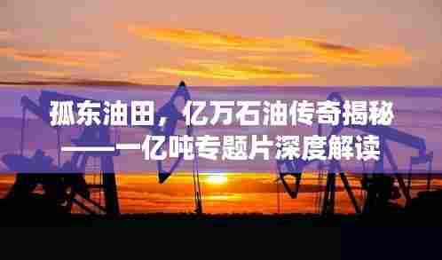孤东油田，亿万石油传奇揭秘——一亿吨专题片深度解读