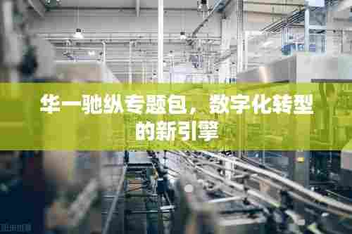 华一驰纵专题包,数字化转型的新引擎