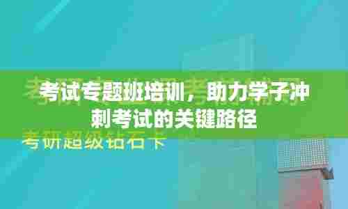 考试专题班培训,助力学子冲刺考试的关键路径